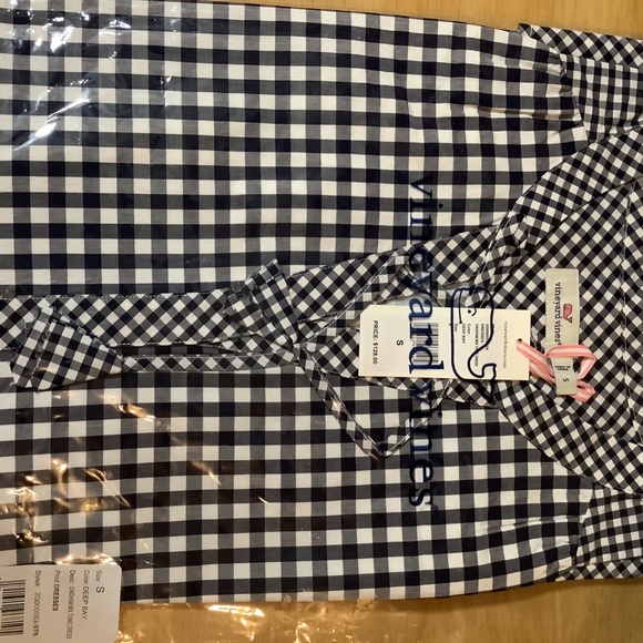 Vineyard Vines Gingham Mix Tunic Dress - Picture 6 of 7
